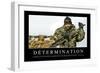 Détermination: Citation Et Affiche D'Inspiration Et Motivation-null-Framed Premium Photographic Print