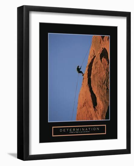 Determination - Climber-Unknown Unknown-Framed Photo