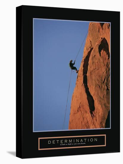 Determination - Climber-Unknown Unknown-Stretched Canvas