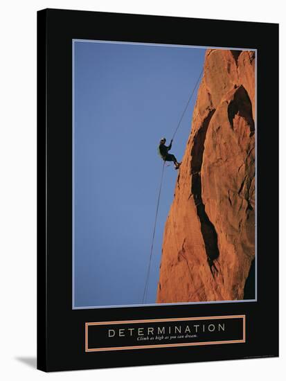 Determination - Climber-Unknown Unknown-Stretched Canvas