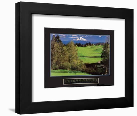 Determination - Golf-Unknown Unknown-Framed Photo