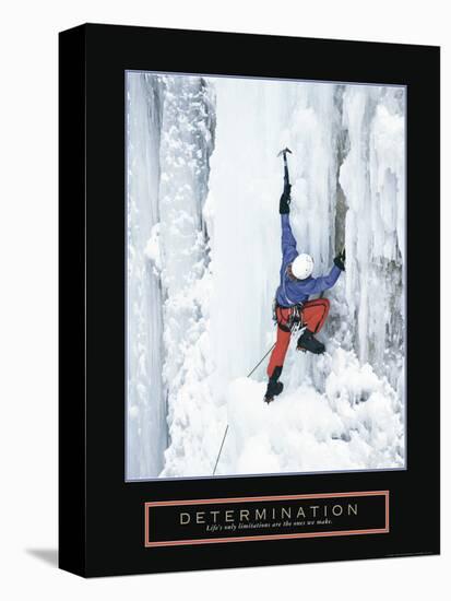 Determination - Ice Climber-Unknown Unknown-Stretched Canvas