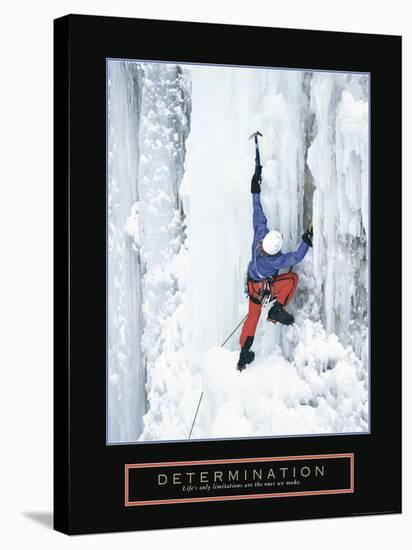 Determination - Ice Climber-Unknown Unknown-Stretched Canvas