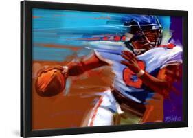 Determination: Quarterback-Bill Hall-Lamina Framed Art Print