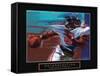 Determination - Quarterback-Bill Hall-Framed Stretched Canvas