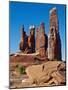 Determination Towers Monolith Group in Courthouse Pasture Northwest of Moab, Moab, Utah, Usa-Charles Crust-Mounted Photographic Print