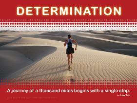 Determination-null-Lamina Framed Art Print