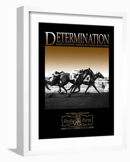 Determination-null-Framed Art Print