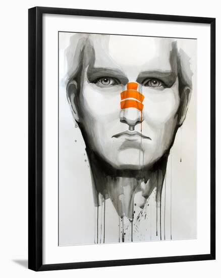 Determination-null-Framed Art Print