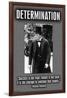 Determination-null-Framed Art Print