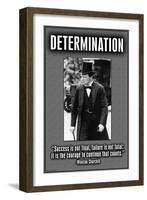 Determination-null-Framed Art Print