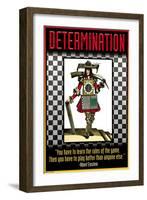 Determination-null-Framed Art Print