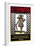 Determination-null-Framed Art Print