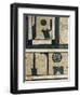 Determinative Hieroglyph for "Town" and Name of Abydos, from Sarcophagus of Irinimenpu-null-Framed Giclee Print