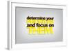 Determine Your Priorities and Focus on Them-maxmitzu-Framed Art Print