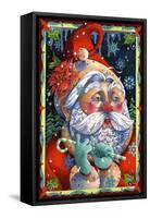 Determining Naughty or Nice-David Galchutt-Framed Stretched Canvas