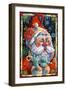 Determining Naughty or Nice-David Galchutt-Framed Giclee Print