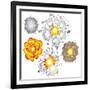 Detonation of Bomb, Fuel, Dynamite, Gas, Eruption-PILart-Framed Art Print