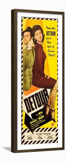 Detour, Tom Neal, Ann Savage, 1945-null-Framed Premium Giclee Print