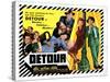 Detour, Tom Neal, Claudia Drake, Ann Savage, 1945-null-Stretched Canvas