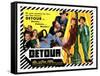 Detour, Tom Neal, Claudia Drake, Ann Savage, 1945-null-Framed Stretched Canvas