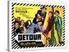 Detour, Tom Neal, Claudia Drake, Ann Savage, 1945-null-Stretched Canvas