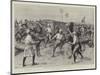 Detraining the Mules of the 32nd Field Battery Royal Artillery at the Atbara Camp-Frank Dadd-Mounted Giclee Print