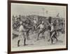 Detraining the Mules of the 32nd Field Battery Royal Artillery at the Atbara Camp-Frank Dadd-Framed Giclee Print