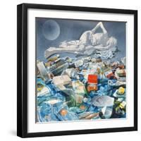 Detritus, 1975-Sandra Lawrence-Framed Giclee Print