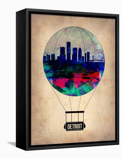 Detroit Air Balloon-NaxArt-Framed Stretched Canvas