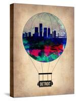 Detroit Air Balloon-NaxArt-Stretched Canvas