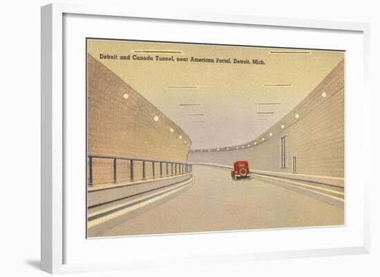 Detroit and Canada Tunnel, Detroit, Michigan-null-Framed Art Print