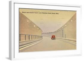 Detroit and Canada Tunnel, Detroit, Michigan-null-Framed Art Print