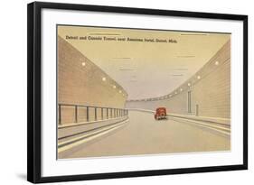 Detroit and Canada Tunnel, Detroit, Michigan-null-Framed Art Print