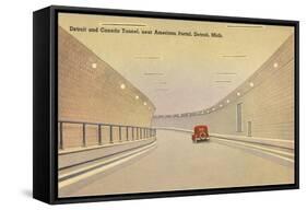 Detroit and Canada Tunnel, Detroit, Michigan-null-Framed Stretched Canvas