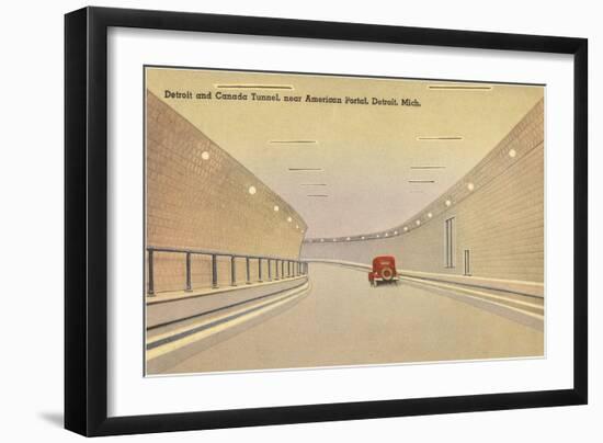 Detroit and Canada Tunnel, Detroit, Michigan-null-Framed Art Print