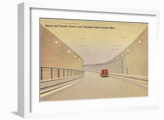 Detroit and Canada Tunnel, Detroit, Michigan-null-Framed Art Print