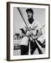 Detroit Baseball Player Hank Greenberg Seated, Holding Bats-Arthur Griffin-Framed Premium Photographic Print