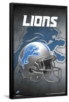 Detroit Lions - Helmet 17-null-Framed Poster