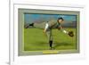 Detroit, MI, Detroit Tigers, Boss Schmidt, Baseball Card-Lantern Press-Framed Art Print