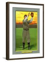 Detroit, MI, Detroit Tigers, D. Jones, Baseball Card-Lantern Press-Framed Art Print