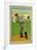 Detroit, MI, Detroit Tigers, George Mullin, Baseball Card-Lantern Press-Framed Art Print