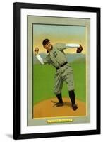 Detroit, MI, Detroit Tigers, George Mullin, Baseball Card-Lantern Press-Framed Art Print