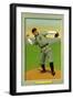 Detroit, MI, Detroit Tigers, George Mullin, Baseball Card-Lantern Press-Framed Art Print