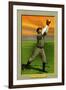 Detroit, MI, Detroit Tigers, Matty McIntyre, Baseball Card-Lantern Press-Framed Art Print