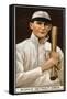 Detroit, MI, Detroit Tigers, Ralph Works, Baseball Card-Lantern Press-Framed Stretched Canvas