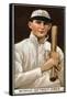 Detroit, MI, Detroit Tigers, Ralph Works, Baseball Card-Lantern Press-Framed Stretched Canvas