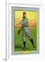 Detroit, MI, Detroit Tigers, Sam Crawford, Baseball Card-Lantern Press-Framed Art Print