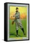 Detroit, MI, Detroit Tigers, Sam Crawford, Baseball Card-Lantern Press-Framed Stretched Canvas