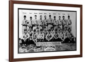 Detroit, MI, Detroit Tigers, Team Photograph, Baseball Card-Lantern Press-Framed Art Print